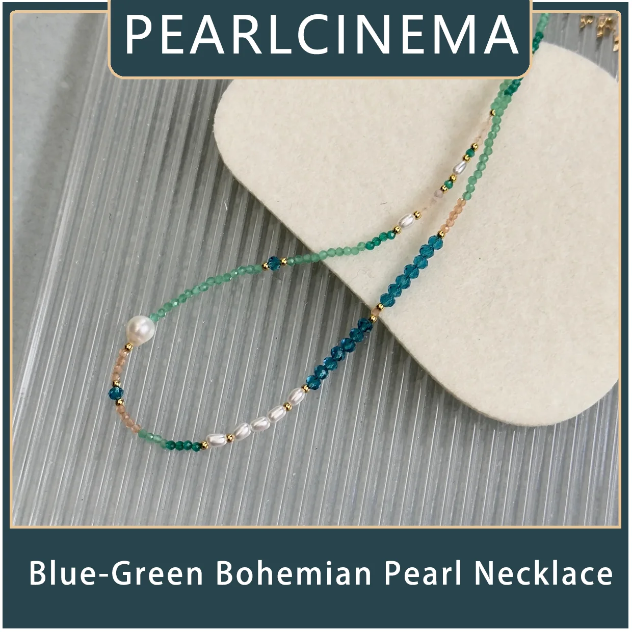 PEARLCINEMA Blue-Green Bohemian Freshwater Pearl Necklace, Retro Choker, Ethnic-style Jewelry.
PEARLCINEMA Blue-Green Bohemian Freshwater Pearl Necklace, Retro Choker, Ethnic-style Jewelry.