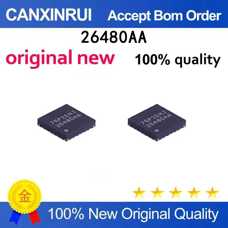 (5pcs-100pcs)LM26480SQ-AA 26480AA Switching Regulator Chip Package QFN24 Brand New Original
(5pcs-100pcs)LM26480SQ-AA 26480AA Switching Regulator Chip Package QFN24 Brand New Original