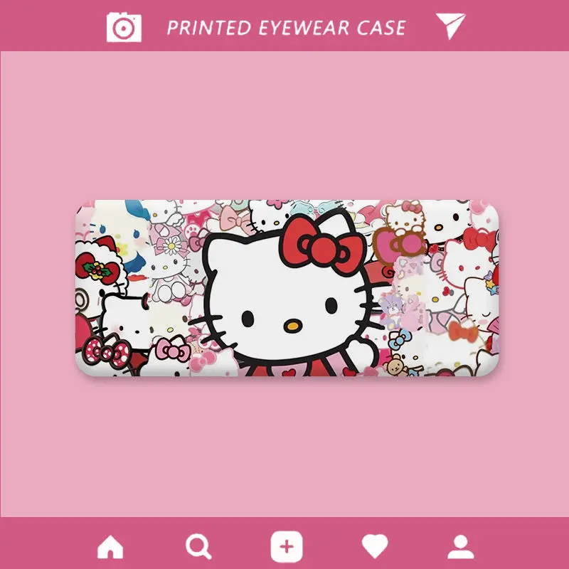 Hello Kitty Glasses Case Portable Anti Pressure Shortsighted Glass Eye Box New Fashion Sunglasses Storage Couple Style
Hello Kitty Glasses Case Portable Anti Pressure Shortsighted Glass Eye Box New Fashion Sunglasses Storage Couple Style