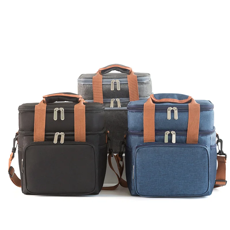 1Pc 2-Layer Picnic Bags Crossbody Large Capacity Thermal Insulation Lunch Bag Outdoor Waterproof Ice Pack Camping Bag
1Pc 2-Layer Picnic Bags Crossbody Large Capacity Thermal Insulation Lunch Bag Outdoor Waterproof Ice Pack Camping Bag