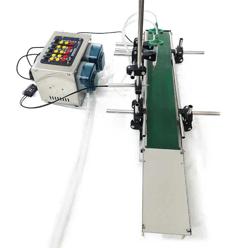 Fully Automatic Filling Machine Double Heads Peristaltic Pump Perfume Essential Oil Filler With Conveyor Belt Liquid Water Oil
Fully Automatic Filling Machine Double Heads Peristaltic Pump Perfume Essential Oil Filler With Conveyor Belt Liquid Water Oil