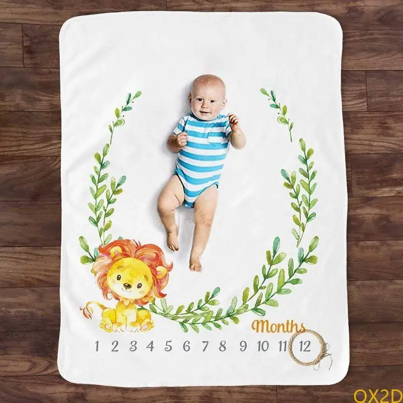 Newborn Animal Pattern Baby Record Growth Milestone Blanket
Newborn Animal Pattern Baby Record Growth Milestone Blanket