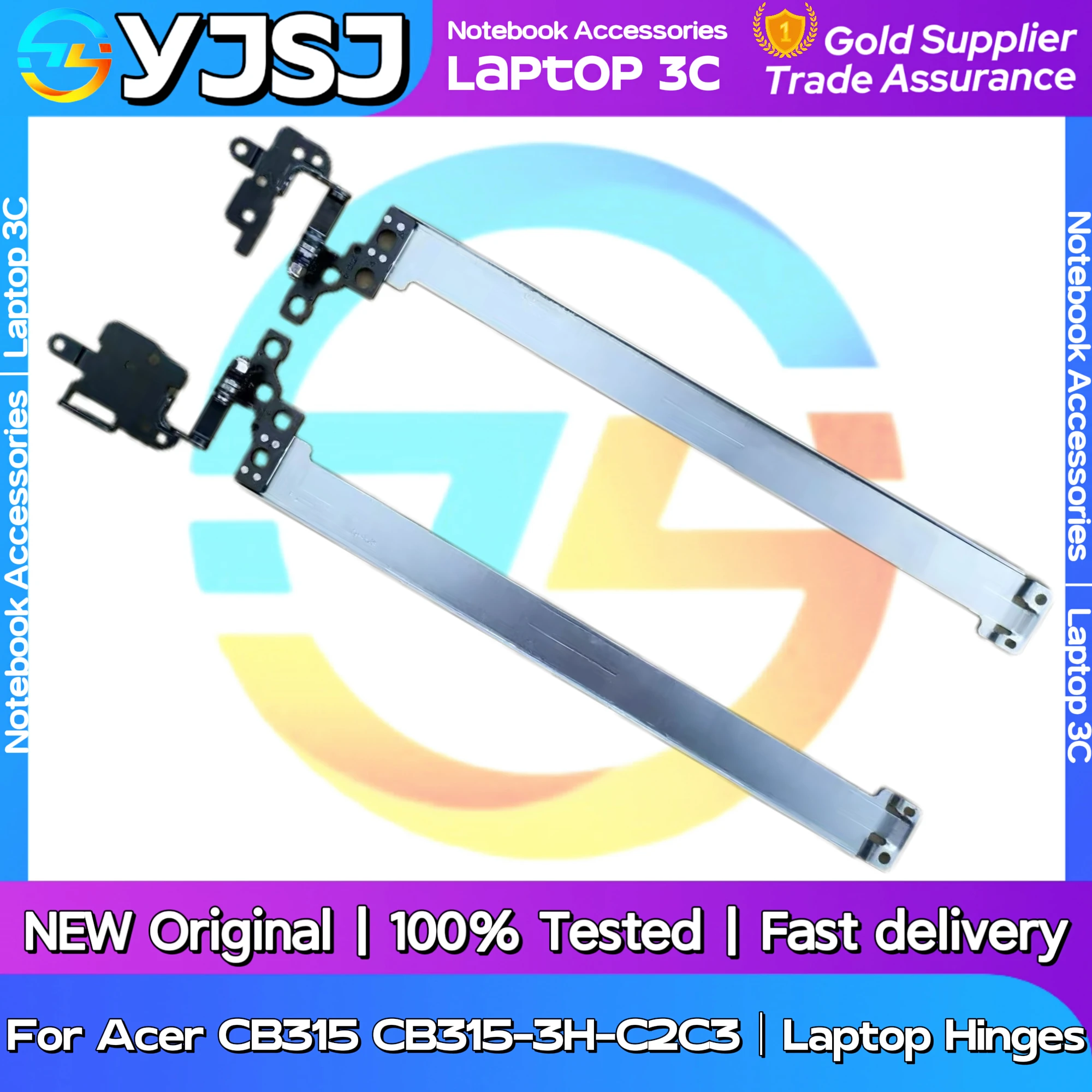 Новые оригинальные петли для ноутбука Acer CB315 CB315-3H-C2C3, встроенные левые и правые петли для ЖК-экрана.
Новые оригинальные петли для ноутбука Acer CB315 CB315-3H-C2C3, встроенные левые и правые петли для ЖК-экрана.