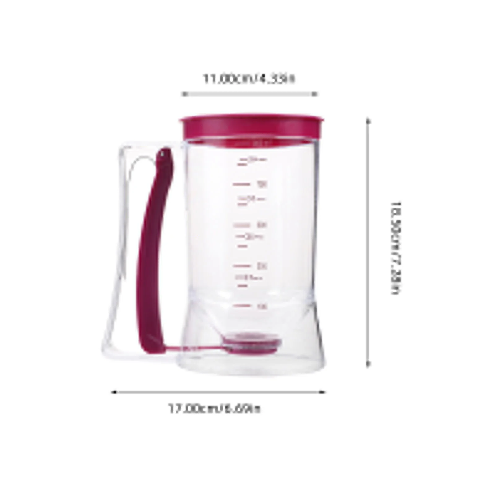 Batter Dispenser Baking Tool Cake Muffin Mix Dough Scoop Pancake Crepe Non Leak Safe Clean Kitchen Kids Friendly
Batter Dispenser Baking Tool Cake Muffin Mix Dough Scoop Pancake Crepe Non Leak Safe Clean Kitchen Kids Friendly