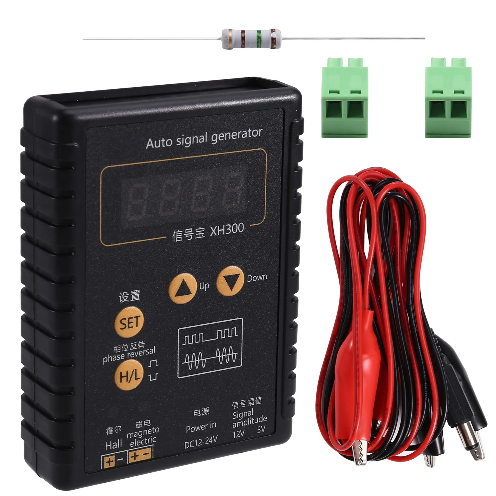AT21-XH-300 Auto Crankshaft Position Simulator Vehicle Signal Generator Stopwatch Portable Car Repairing Tool Hall Sensor Watch
AT21-XH-300 Auto Crankshaft Position Simulator Vehicle Signal Generator Stopwatch Portable Car Repairing Tool Hall Sensor Watch