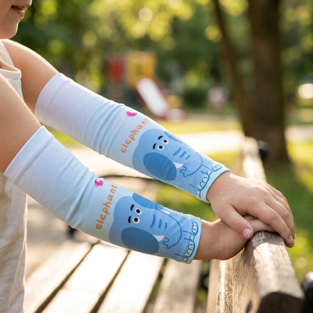 Summer Children Cartoon Sun Protection Sleeves UPF50+ UV Blocking Ice Silk Breathable Thumbhole Design for Outdoor Activities
Summer Children Cartoon Sun Protection Sleeves UPF50+ UV Blocking Ice Silk Breathable Thumbhole Design for Outdoor Activities