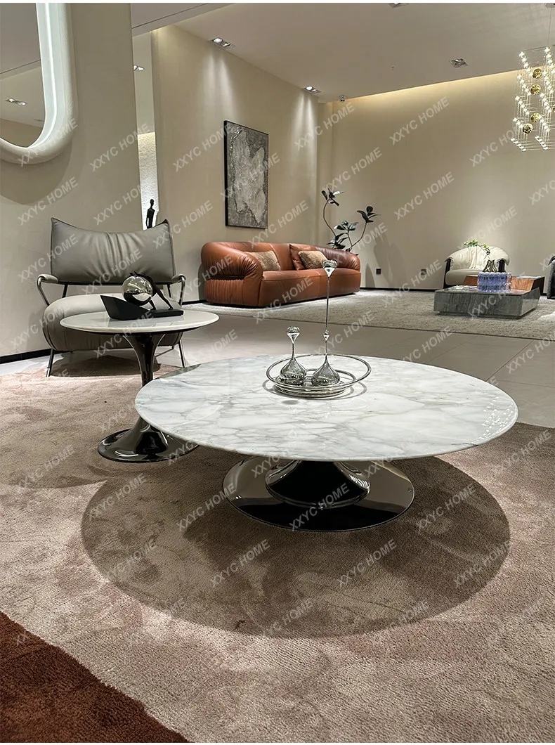 Round marble coffee table combination living room modern minimalist high-end natural luxury stone coffee table
Round marble coffee table combination living room modern minimalist high-end natural luxury stone coffee table