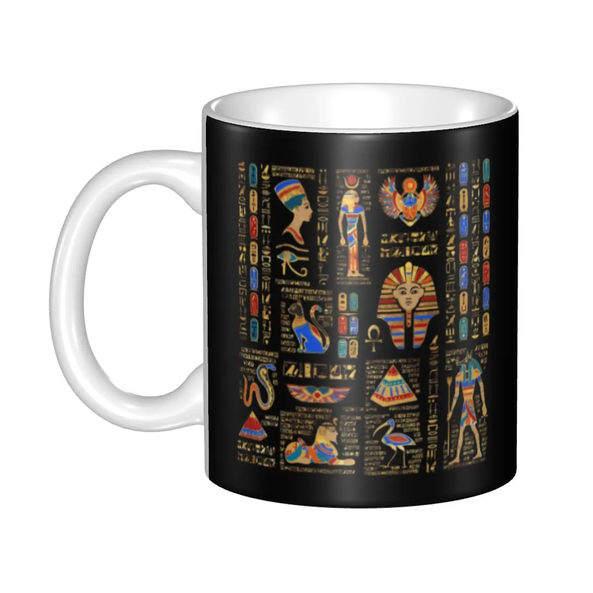 Customized Egyptian Hieroglyphs And Deities God Mug DIY Ancient Egypt Pharaoh Ceramic Milk Tea Coffee Cup
Customized Egyptian Hieroglyphs And Deities God Mug DIY Ancient Egypt Pharaoh Ceramic Milk Tea Coffee Cup