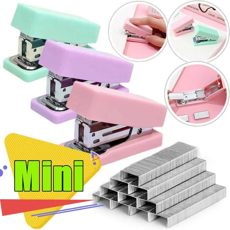 Mini Stapler for Paper File Metal Stapler Set with 400pcs 10# Staples Cute Stationerys Kits School Office Binding Supplies Tools
Mini Stapler for Paper File Metal Stapler Set with 400pcs 10# Staples Cute Stationerys Kits School Office Binding Supplies Tools