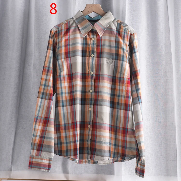 Spring 2024 Casual Plaid Long Sleeve Women's Shirt Loose Fit Versatile Base Layer Trendy Student Fashion Korean Style
Spring 2024 Casual Plaid Long Sleeve Women's Shirt Loose Fit Versatile Base Layer Trendy Student Fashion Korean Style
