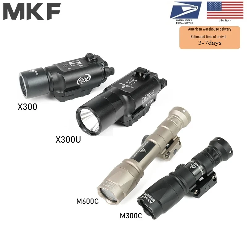 US Warehouse Tactical M600C M300C LED White Flashlight X300U X300 Hanging Airsoft Hunting Weapon Scout Light Fit 20MM Rail
US Warehouse Tactical M600C M300C LED White Flashlight X300U X300 Hanging Airsoft Hunting Weapon Scout Light Fit 20MM Rail