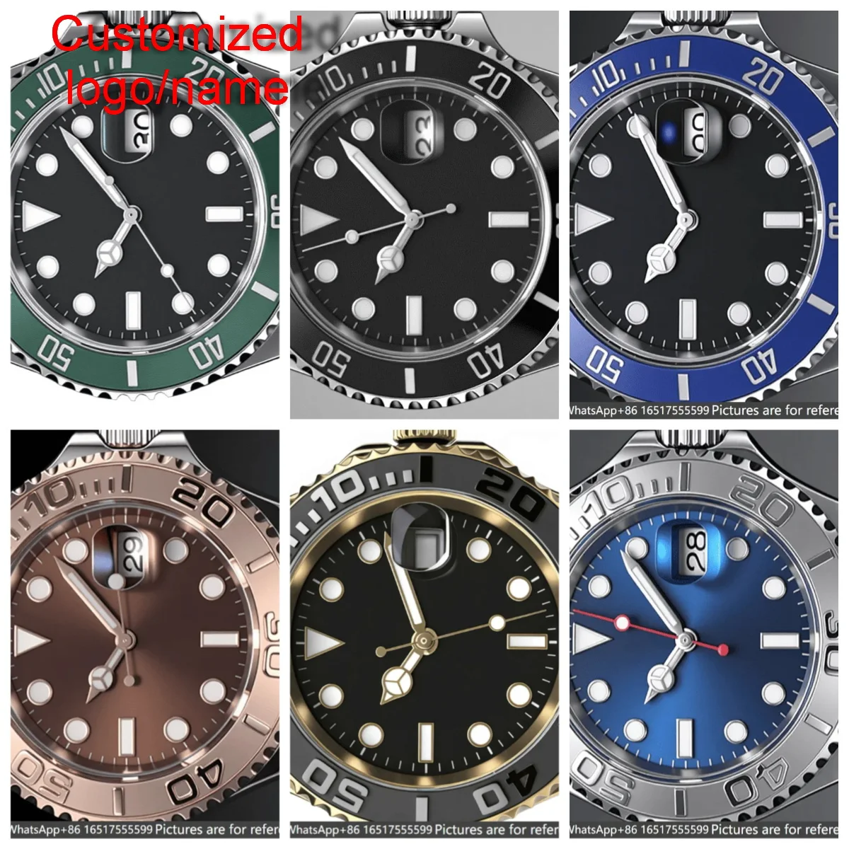 Customized 904L Stainless Steel Luxury Watches 40mm Men's Automatic Mechanical Movement Anti Scratch Classic Daily Watch
Customized 904L Stainless Steel Luxury Watches 40mm Men's Automatic Mechanical Movement Anti Scratch Classic Daily Watch