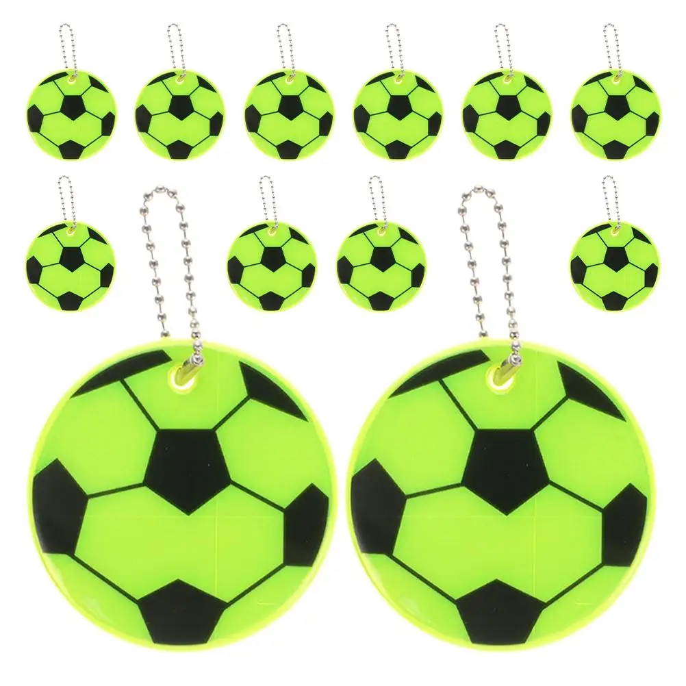 12 PCS Football Pendant Keychain Reflective Pvc Pentagram Kids Pendants Keychains for Backpack
12 PCS Football Pendant Keychain Reflective Pvc Pentagram Kids Pendants Keychains for Backpack