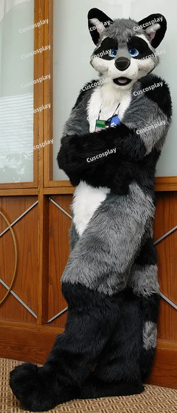 Grey Black Fursuit Husky Fox Dog Mascot Costume Halloween Christmas Fancy Party Animal Cartoon Character Outfit Suit
Grey Black Fursuit Husky Fox Dog Mascot Costume Halloween Christmas Fancy Party Animal Cartoon Character Outfit Suit