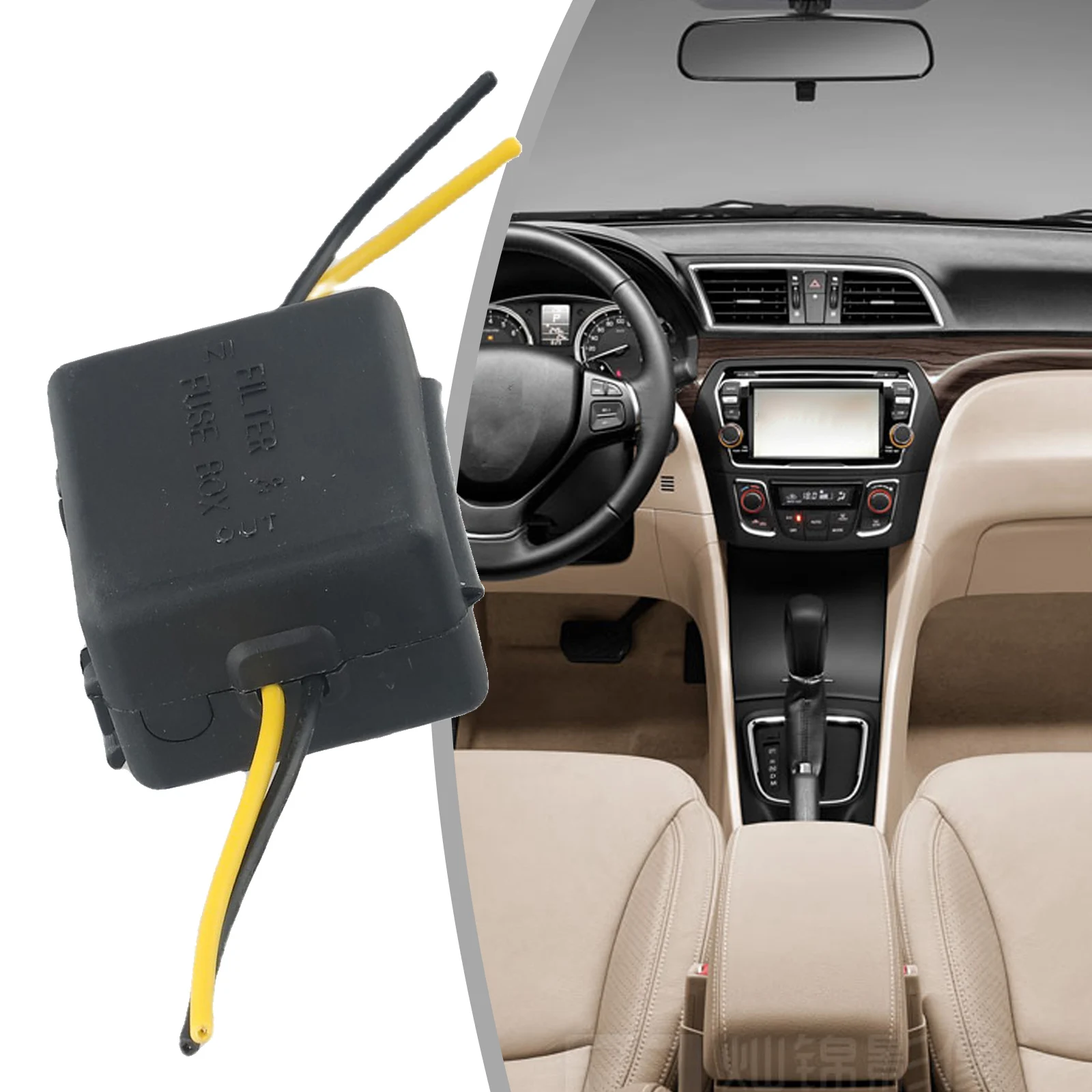 Universal 12V Car Power Signal Filter Stereo Power Supply Filter Replace Auto Stabilized Current Filter Accessory
Universal 12V Car Power Signal Filter Stereo Power Supply Filter Replace Auto Stabilized Current Filter Accessory