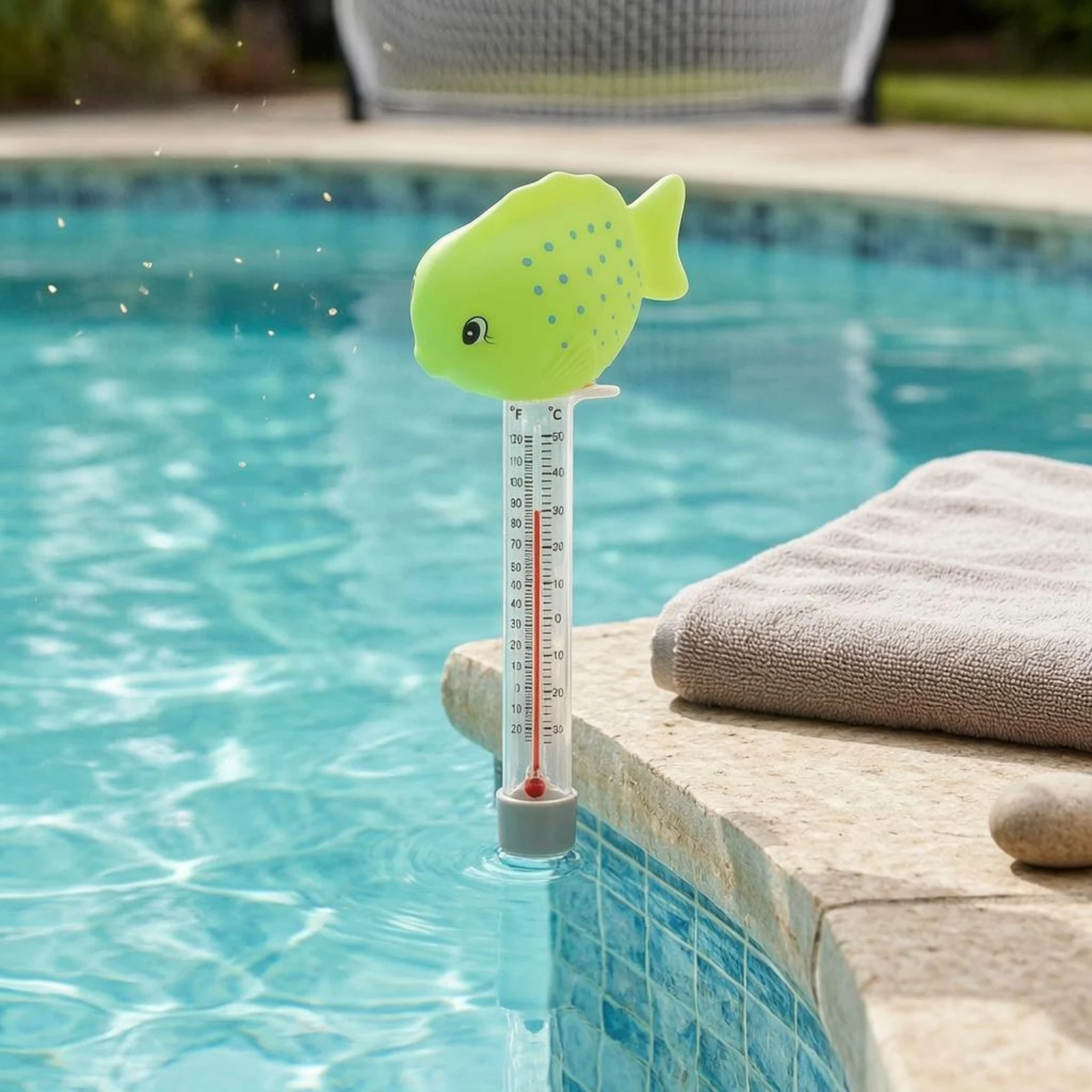 Floating Pool Thermometer PVC Creature Pool Thermometer Temperature Gauge Easy-to-Read Water Gear Waterproof
Floating Pool Thermometer PVC Creature Pool Thermometer Temperature Gauge Easy-to-Read Water Gear Waterproof