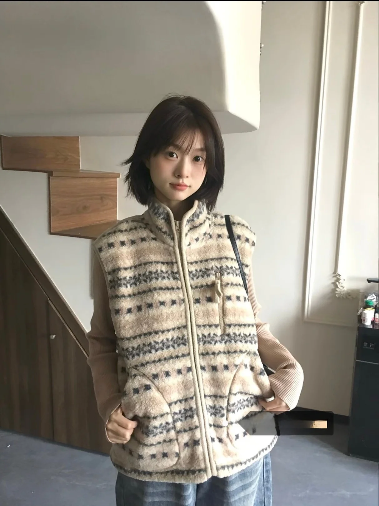 Thiened Lamb Velvet Jaet Zipper Collar Print Design Women's Faion Outerwear Spring New Sle Commute Sle Slim Fit
Thiened Lamb Velvet Jaet Zipper Collar Print Design Women's Faion Outerwear Spring New Sle Commute Sle Slim Fit