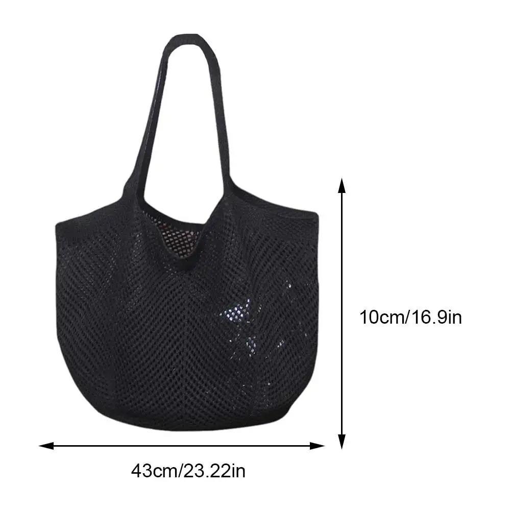 Women Aesthetic Shoulder Bag Solid Color Knitting Shopping Handbag Large Capacity Crochet Grocery Bag Female Outdoor Bag
Women Aesthetic Shoulder Bag Solid Color Knitting Shopping Handbag Large Capacity Crochet Grocery Bag Female Outdoor Bag