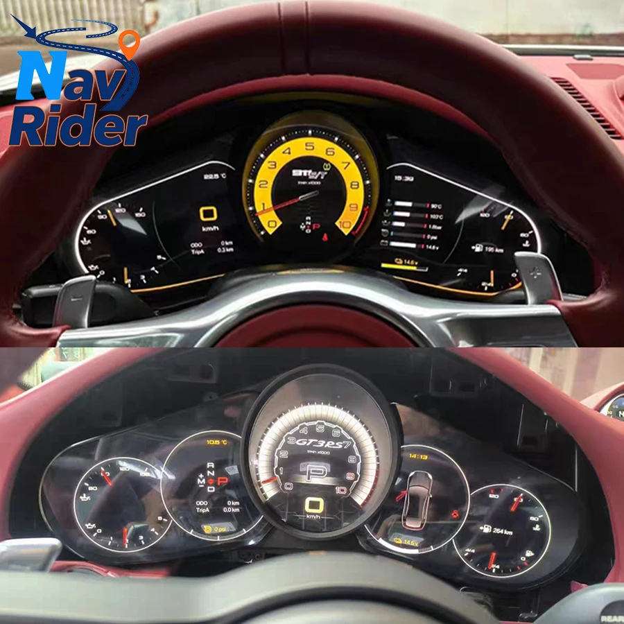 Для Porsche 911 2012-2019 автомобильный ЖК-дисплей с кристаллической панелью, виртуальный кабин, спидометр, цифровая приборная панель, кластерная система Linux
Для Porsche 911 2012-2019 автомобильный ЖК-дисплей с кристаллической панелью, виртуальный кабин, спидометр, цифровая приборная панель, кластерная система Linux