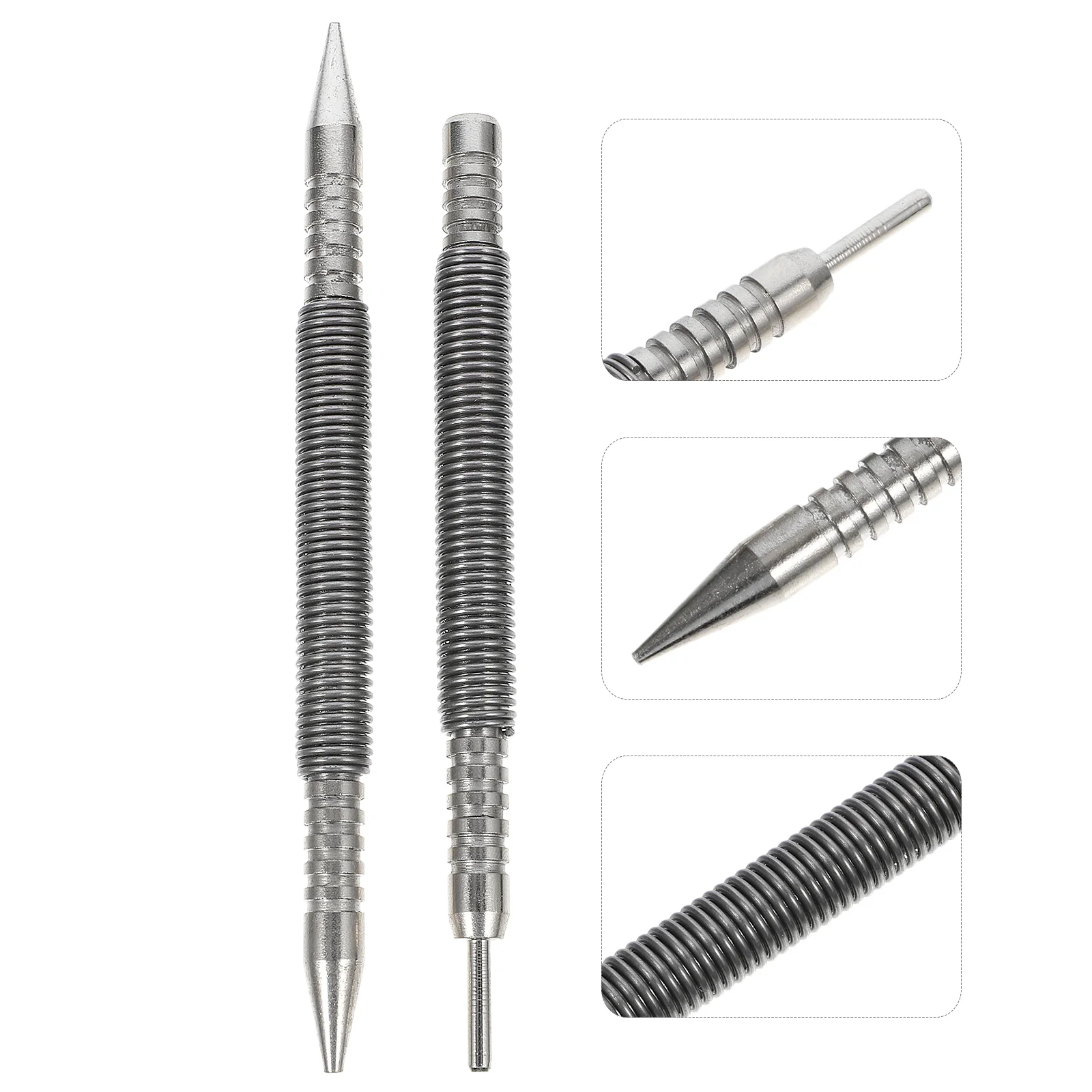 2pcs Nail Tool Center Punch Carbon Steel Spring Loaded Nail Set for Wood Metal Glass spring nail set nail set tool
2pcs Nail Tool Center Punch Carbon Steel Spring Loaded Nail Set for Wood Metal Glass spring nail set nail set tool