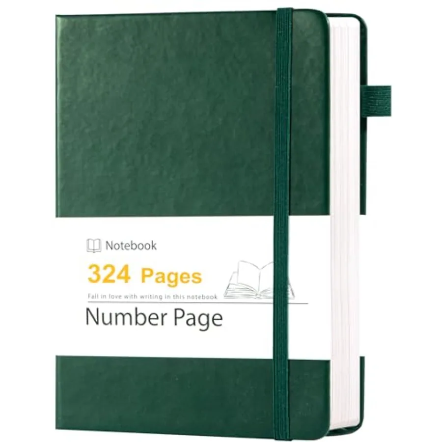 Leather Journal for Men Women, 324 Numbered Pages Thick Journals for Writing with Contents, A5 Hardcover College Ruled Journali
Leather Journal for Men Women, 324 Numbered Pages Thick Journals for Writing with Contents, A5 Hardcover College Ruled Journali