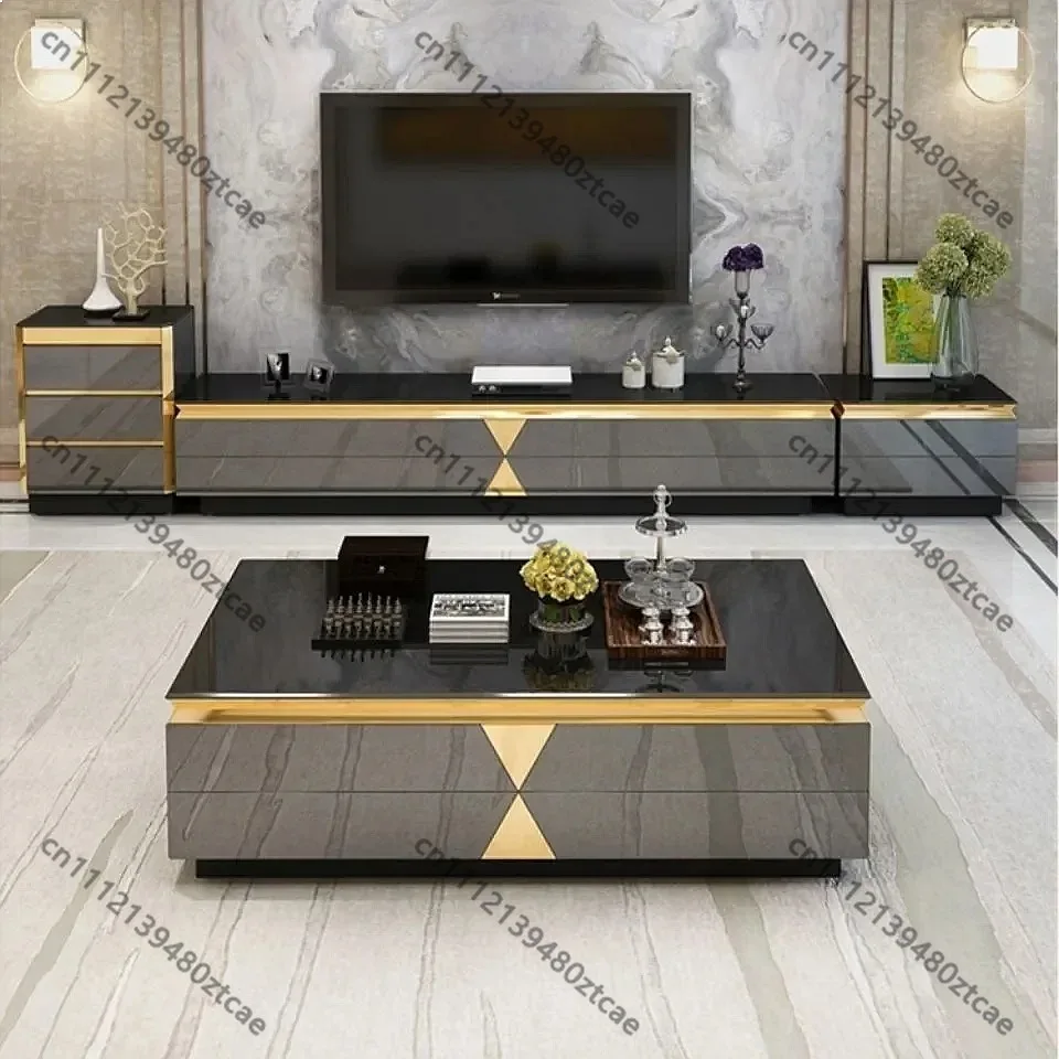 Modern TV Stand with Drawer & Coffee Table Set for Living Room Furniture
Modern TV Stand with Drawer & Coffee Table Set for Living Room Furniture