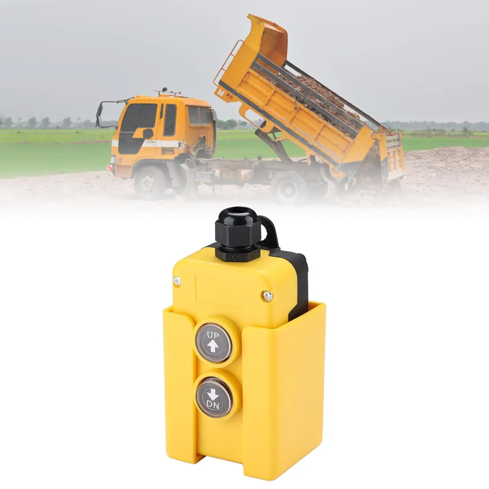 Dump Trailer Remote Control Switch 12V DC up Down Control Switch for Hoists Gate
Dump Trailer Remote Control Switch 12V DC up Down Control Switch for Hoists Gate