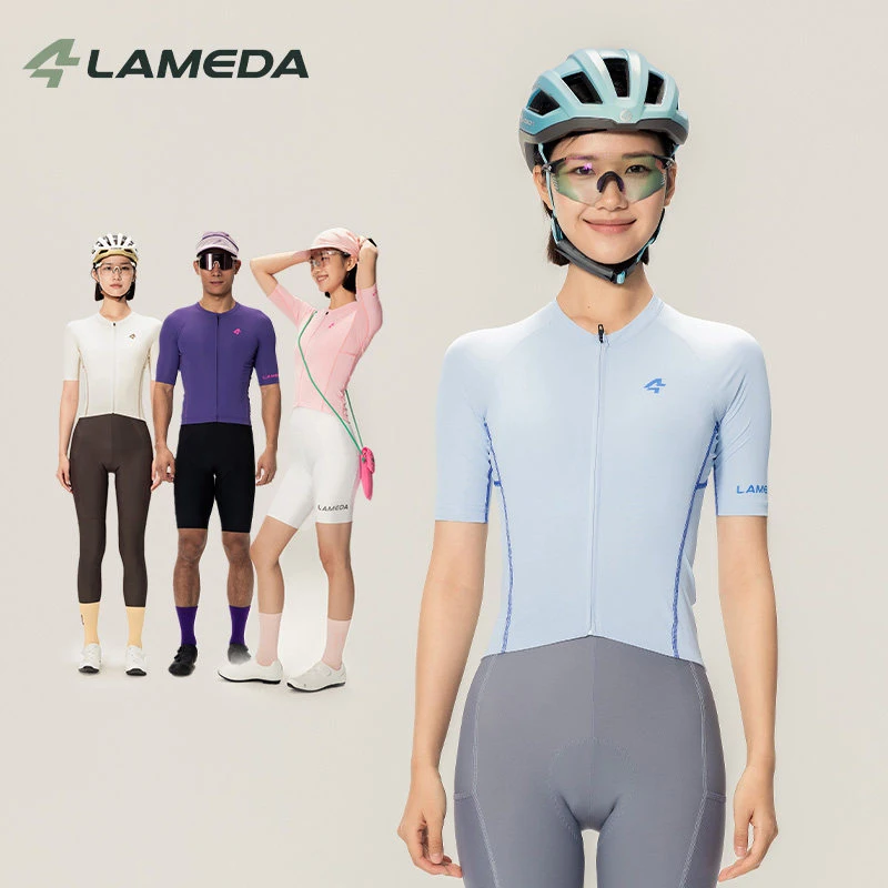 LAMEDA Solid Short Sleeve Cycling Jersey Breathable Quick-Dry Moisture-Wicking Summer Reflective Men Women Road MTB Bike Tops
LAMEDA Solid Short Sleeve Cycling Jersey Breathable Quick-Dry Moisture-Wicking Summer Reflective Men Women Road MTB Bike Tops
