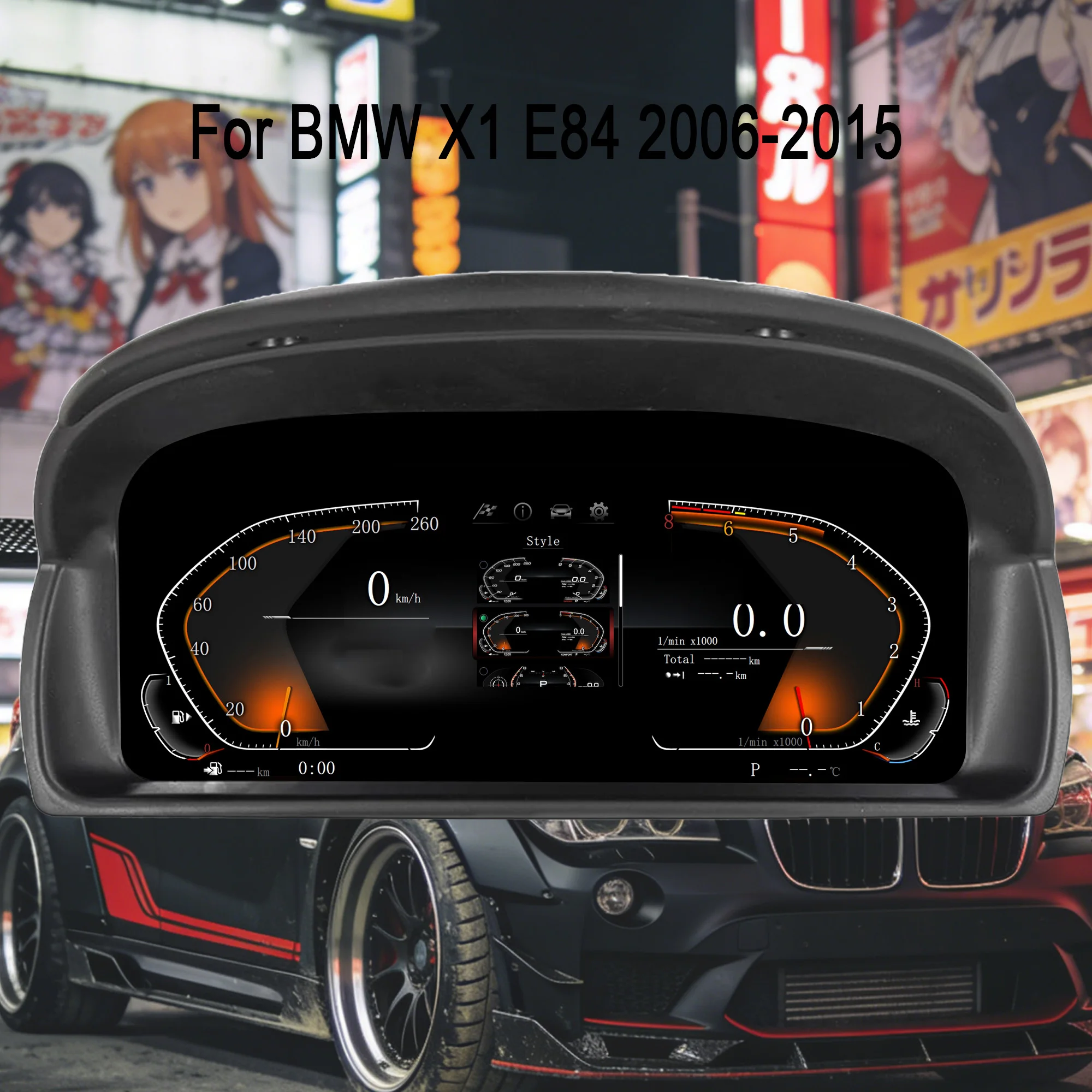 Digital instrument cluster For BMW X1 E84 2006-2015 LCD Speedometer,Dashboard,Odometer,Gaug,10'' HD screen 1920*720
Digital instrument cluster For BMW X1 E84 2006-2015 LCD Speedometer,Dashboard,Odometer,Gaug,10'' HD screen 1920*720