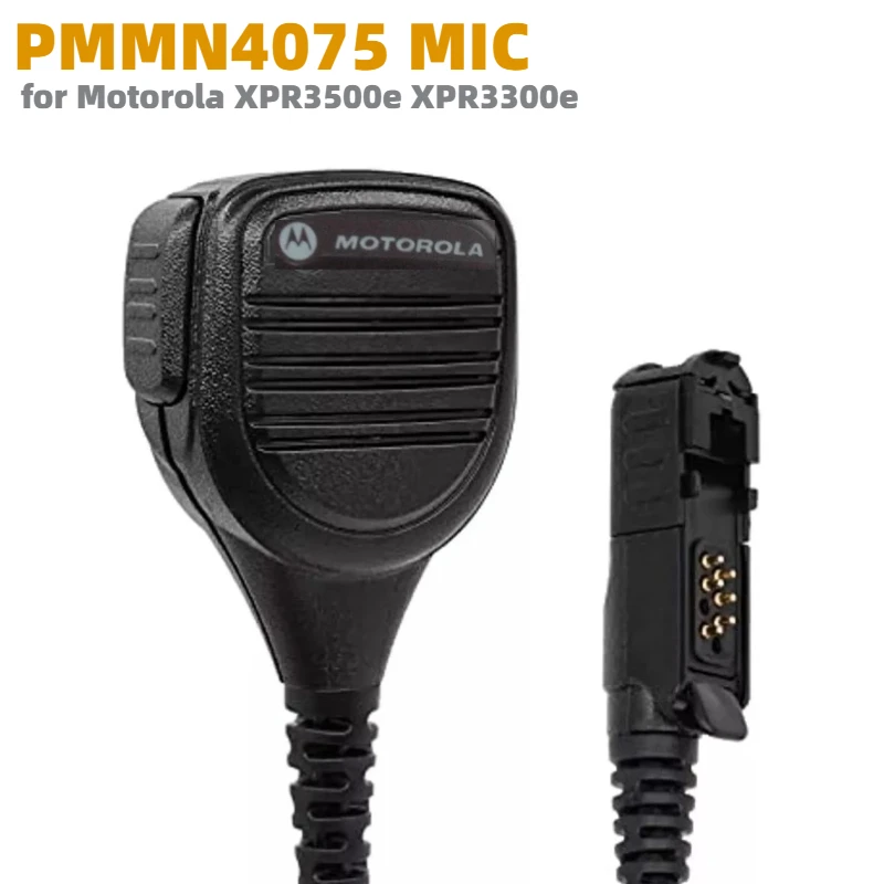 PMMN4075 PMMN4076 Speaker Microphone for Moto XPR3500e XPR3500 XPR3300e XPR3300 XPR3000 with 3.5mm Jack PMMN4075A PMMN4076A
PMMN4075 PMMN4076 Speaker Microphone for Moto XPR3500e XPR3500 XPR3300e XPR3300 XPR3000 with 3.5mm Jack PMMN4075A PMMN4076A