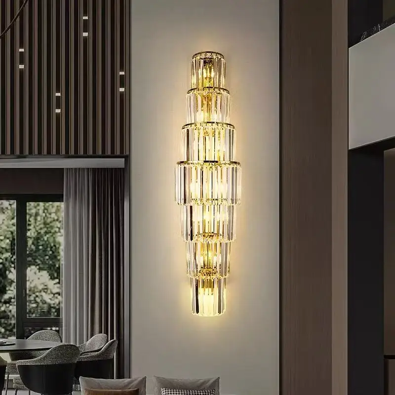 Luxury Crystal Wall Scones For Villas Living Rooms Hotel Lobbies Staircases Corridors Sofa Backdrops Bedrooms And Bedside Lamps
Luxury Crystal Wall Scones For Villas Living Rooms Hotel Lobbies Staircases Corridors Sofa Backdrops Bedrooms And Bedside Lamps
