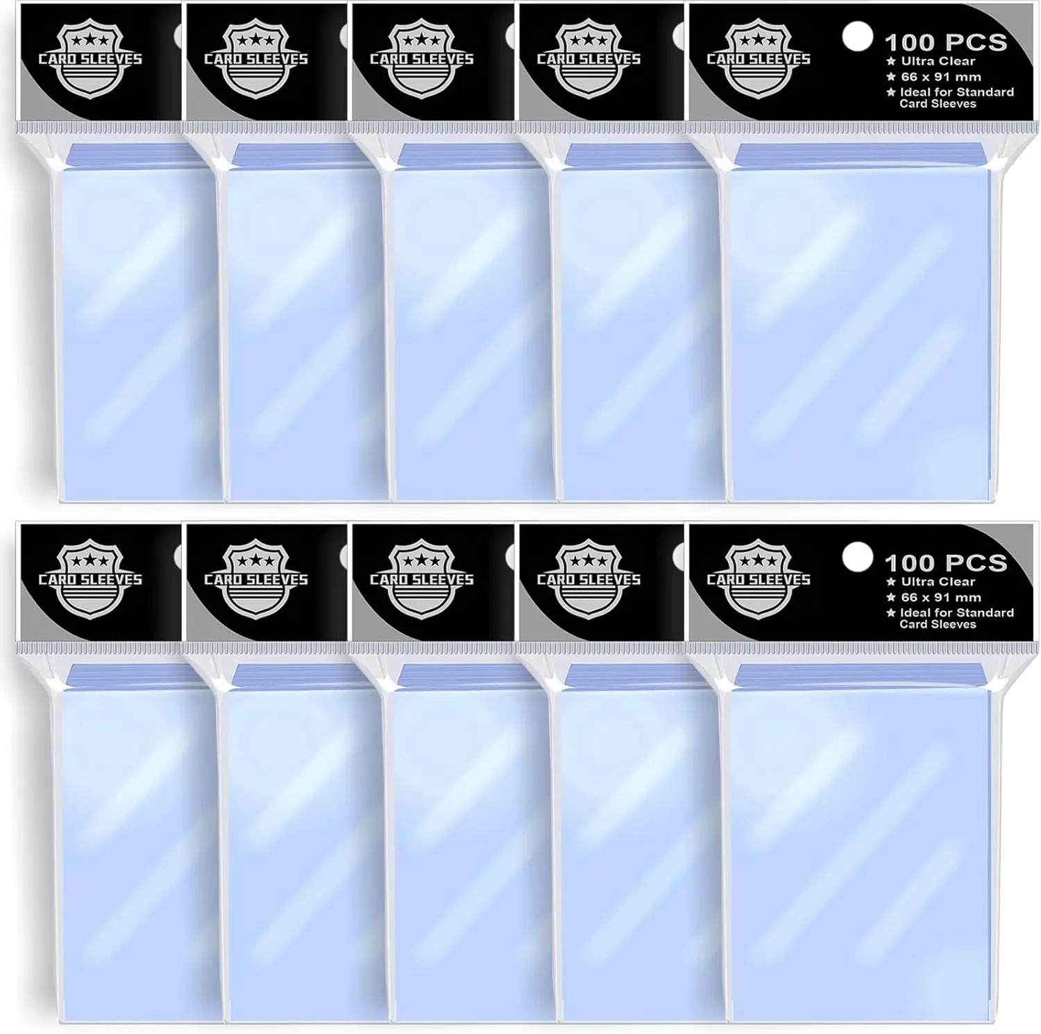 1000 Clear Penny Card Sleeves, Standard Size 66x91mm, Perfect for Trading Cards
1000 Clear Penny Card Sleeves, Standard Size 66x91mm, Perfect for Trading Cards