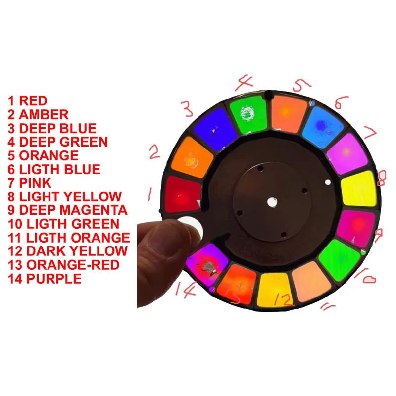 230W 200W Beam Moving Head Light Color Wheel Replace Color Glass Panel
230W 200W Beam Moving Head Light Color Wheel Replace Color Glass Panel