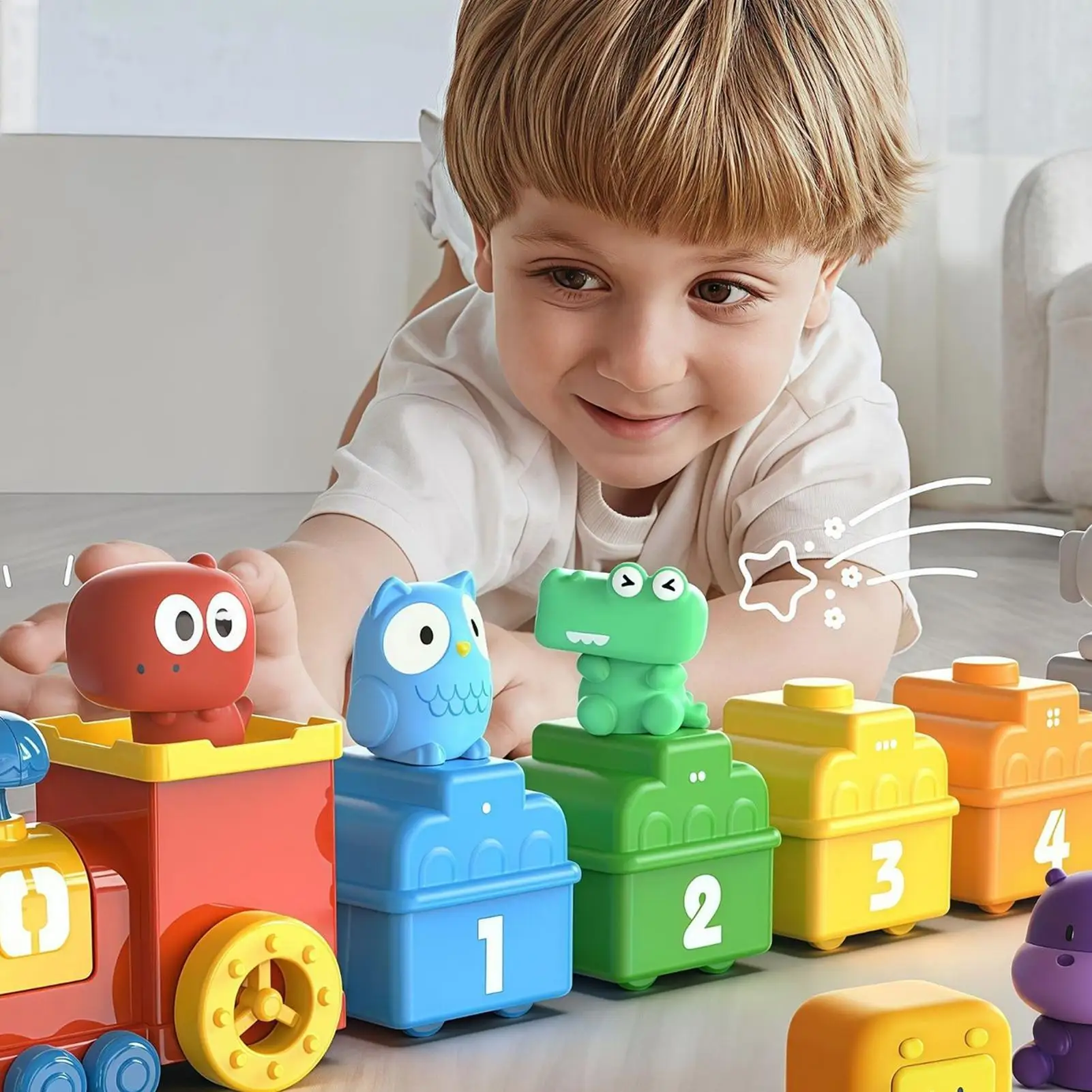 Train Set Interactive Learning Color Match Counting Matching & Sorting Toys for Home Bedroom Preschool Daycare Playroom Travel
Train Set Interactive Learning Color Match Counting Matching & Sorting Toys for Home Bedroom Preschool Daycare Playroom Travel