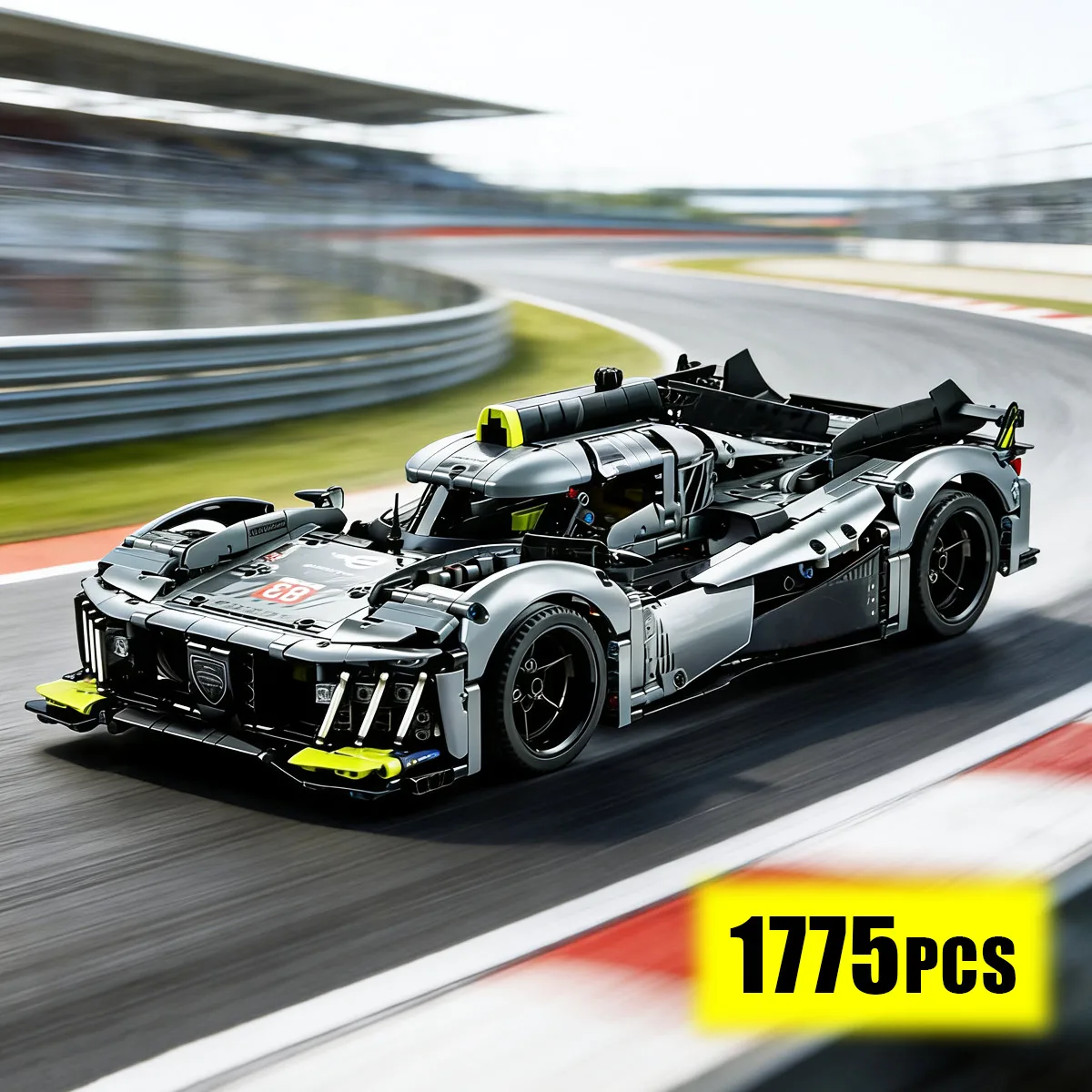 Technical MOC 24H Leo Mans Series 9X8 Racing Car Building Blocks (1775PCS) Hybrid Hypercar Model Assembly Toy Boy Birthday Gifts
Technical MOC 24H Leo Mans Series 9X8 Racing Car Building Blocks (1775PCS) Hybrid Hypercar Model Assembly Toy Boy Birthday Gifts