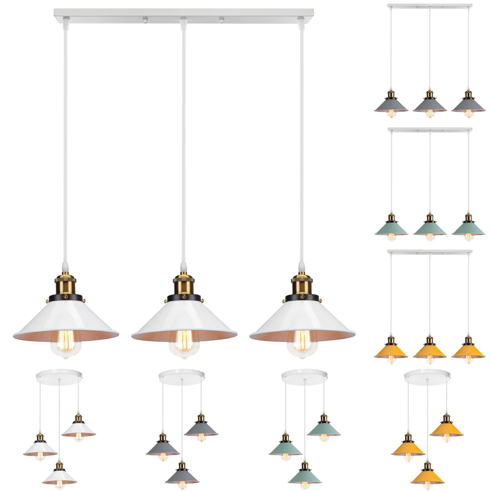 1/3 heads Vintage Pendant Light Loft Retro Ceiling Chandelier Home Decor for Living Room Industrial Hanging Lamp Lighting E27
1/3 heads Vintage Pendant Light Loft Retro Ceiling Chandelier Home Decor for Living Room Industrial Hanging Lamp Lighting E27