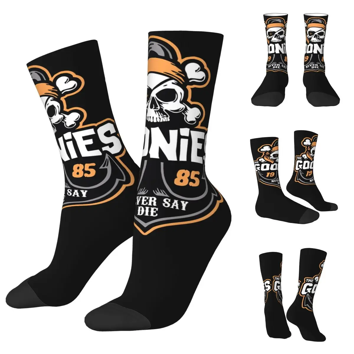 High elasticity polyester fiber 3D printing cosy Unisex Cycling Cool Skull Goonies Never Say Die Interesting Four Seasons Socks
High elasticity polyester fiber 3D printing cosy Unisex Cycling Cool Skull Goonies Never Say Die Interesting Four Seasons Socks