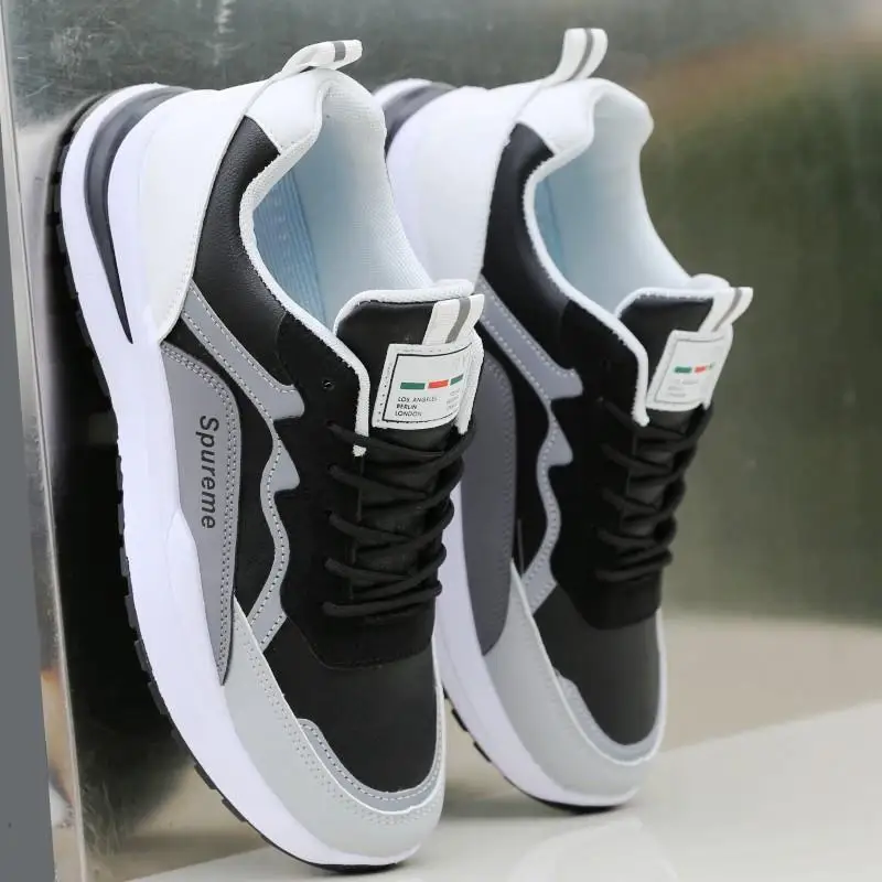 Men's Autumn Winter New Style Waterproof Leather Surface Sports Shoes Korean Version Trendy Casual Shoes Soft Bottom Anti-sli...
Men's Autumn Winter New Style Waterproof Leather Surface Sports Shoes Korean Version Trendy Casual Shoes Soft Bottom Anti-sli...