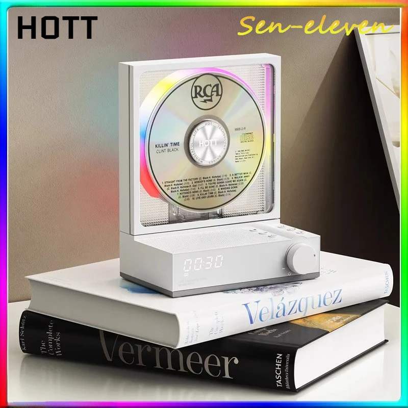 HOTT C229 CD Player Portable Bluetooth HiFi Speaker All-in-One Music Disc Player for Album Home Audio
HOTT C229 CD Player Portable Bluetooth HiFi Speaker All-in-One Music Disc Player for Album Home Audio