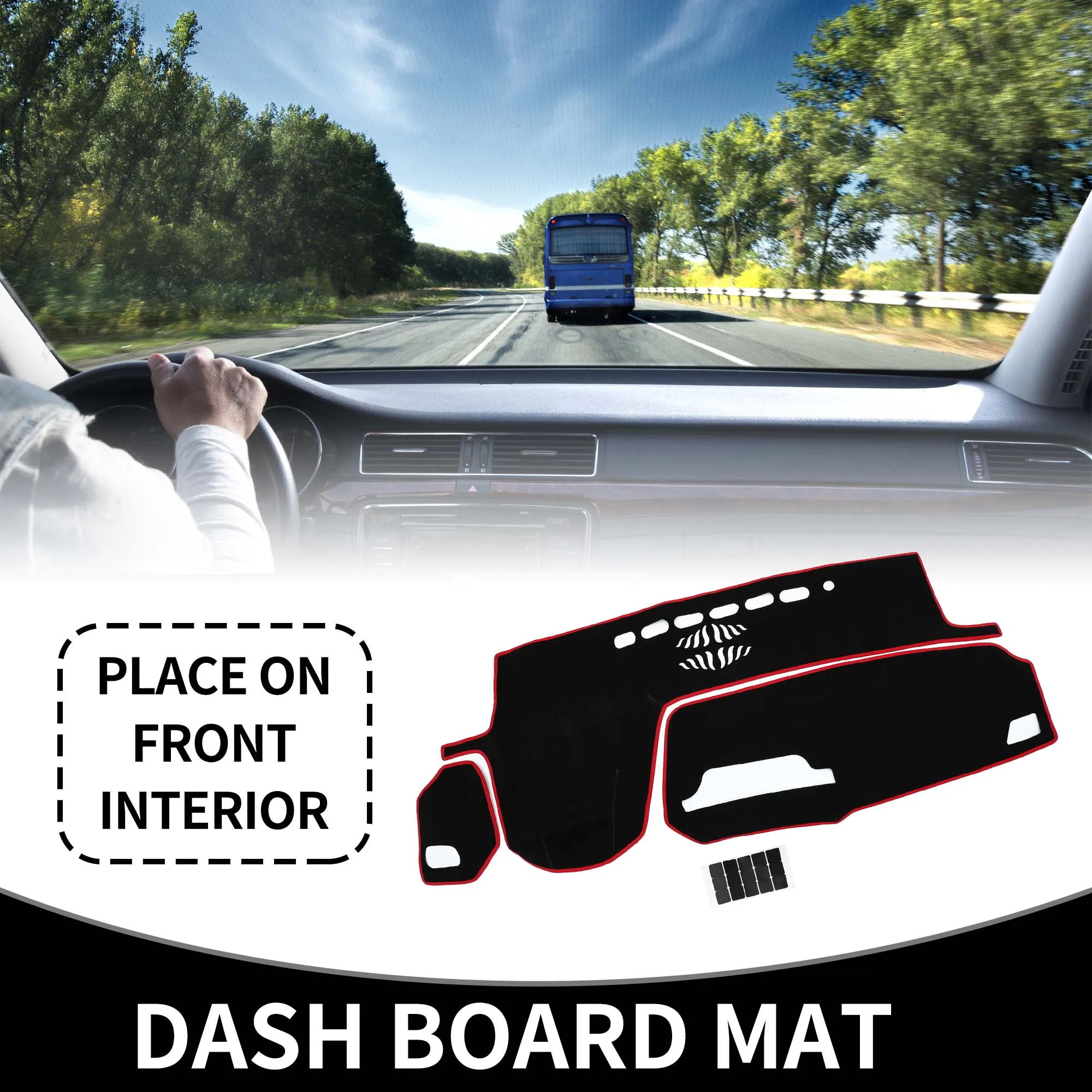 UXCELL Dashboard Dash Cover Mat for Lexus RX350 2020-2021 Black Red w/ Sticker 1 Set
UXCELL Dashboard Dash Cover Mat for Lexus RX350 2020-2021 Black Red w/ Sticker 1 Set