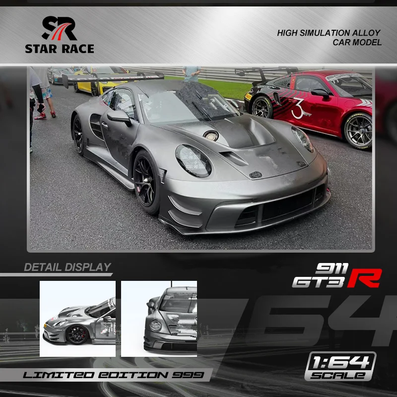 **Pre-order**TIME MICRO&SR 1:64 911 GT3 Matte silver Painting Alloy Car Model, Collection Gift
**Pre-order**TIME MICRO&SR 1:64 911 GT3 Matte silver Painting Alloy Car Model, Collection Gift