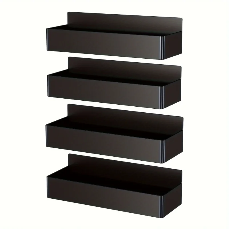 2pcs/4pcs Magnetic Storage Rack, No-Drill Wall Mounted Shelf for Kitchen & Bathroom. Multipurpose & Space-Saving Organizer.
2pcs/4pcs Magnetic Storage Rack, No-Drill Wall Mounted Shelf for Kitchen & Bathroom. Multipurpose & Space-Saving Organizer.