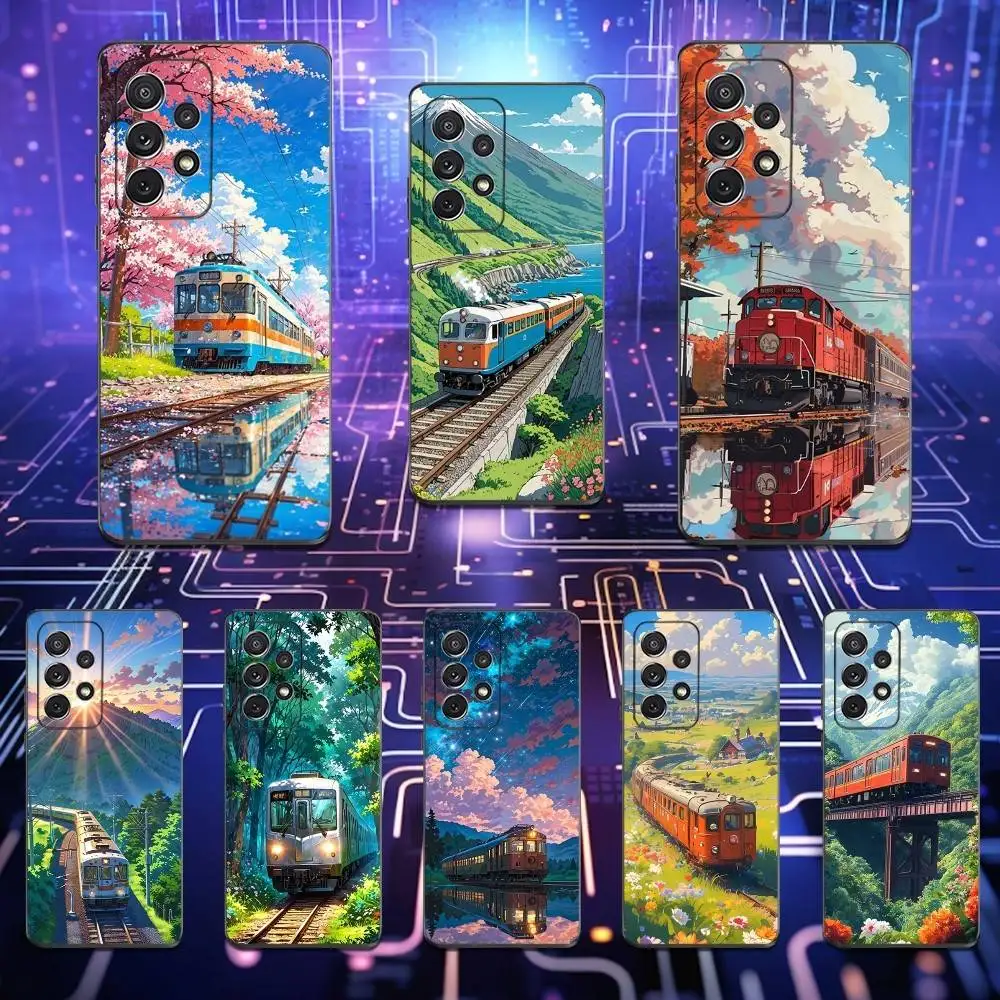 Cartoon Art Train Warmth Phone Case For Samsung S25,S24,S23,S22,S21,S20,S10,Ultra,Plus,Lite,FE,Soft Silicone Black Cover
Cartoon Art Train Warmth Phone Case For Samsung S25,S24,S23,S22,S21,S20,S10,Ultra,Plus,Lite,FE,Soft Silicone Black Cover