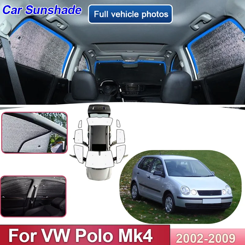 Car Sunshades For Volkswagen VW Polo Mk4 Vivo 9N 6R 2002-2009 2005 Anti-UV Windshield Cover Reflective Visors Auto Accessories
Car Sunshades For Volkswagen VW Polo Mk4 Vivo 9N 6R 2002-2009 2005 Anti-UV Windshield Cover Reflective Visors Auto Accessories