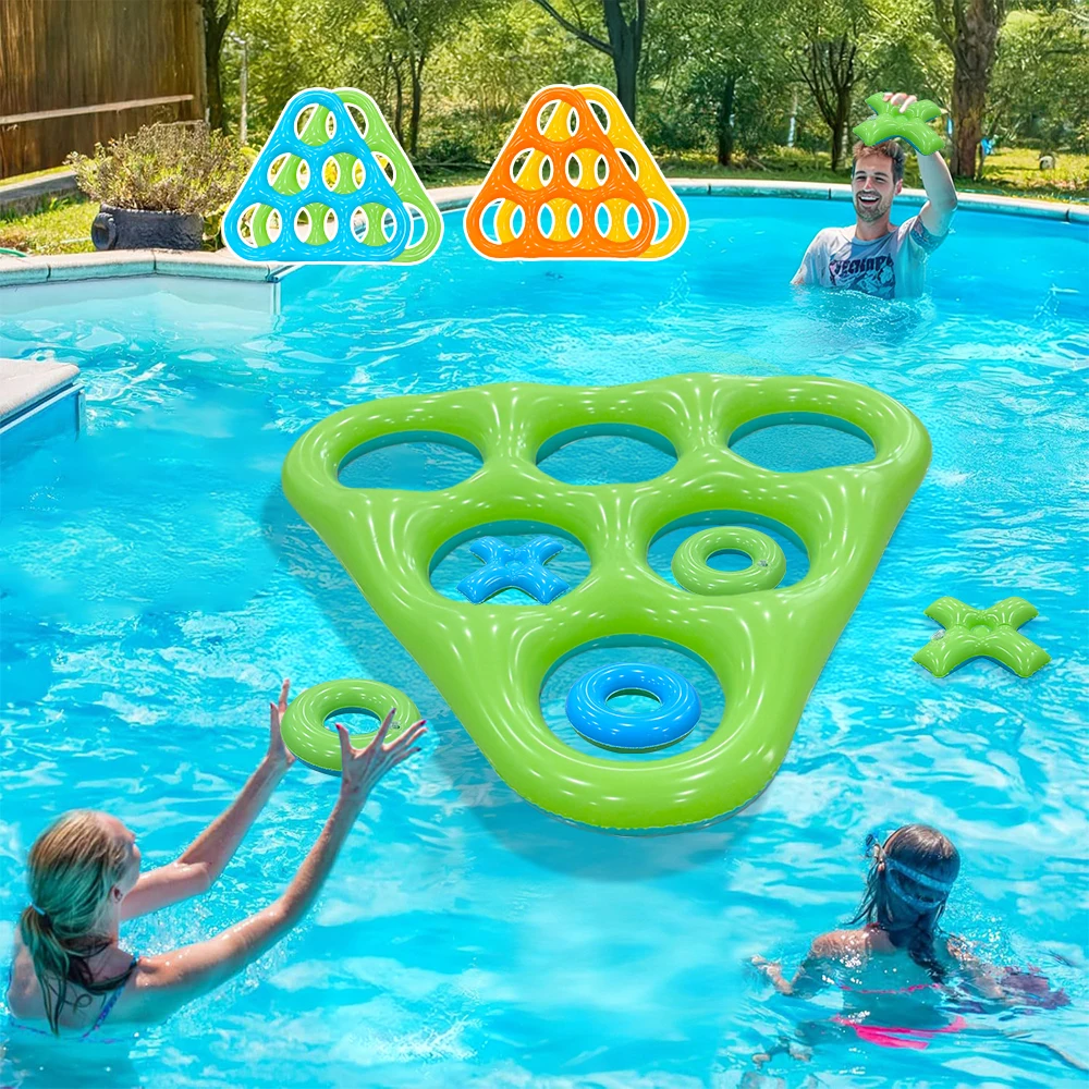 Inflatable Hexagon Throwing Toys Set for Pool Beach Party - Interactive Water-Based Game for Multiple Players PVC Material
Inflatable Hexagon Throwing Toys Set for Pool Beach Party - Interactive Water-Based Game for Multiple Players PVC Material