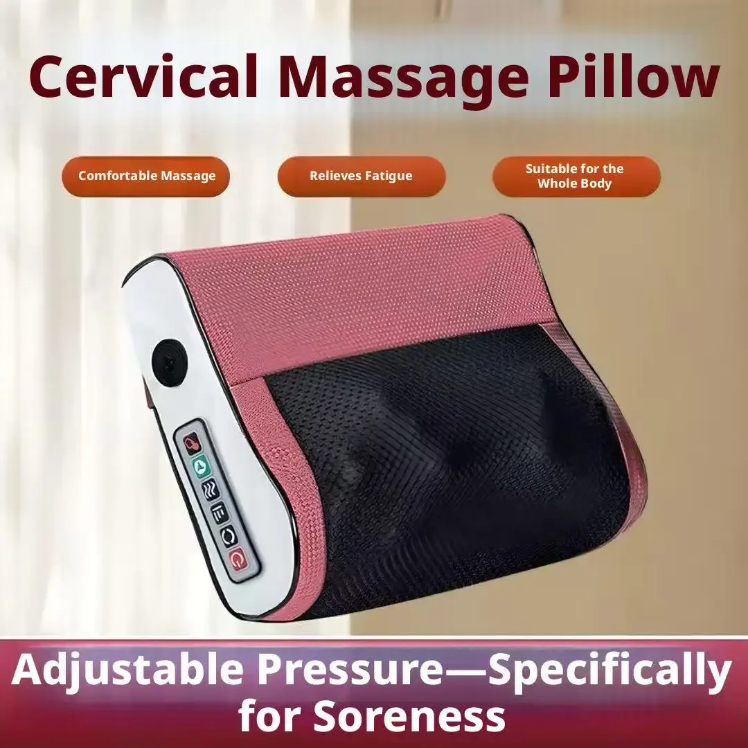Home Use Neck Massager Pillow Hot Therapy Cervical Spine Massage Device Shoulder Back Rubbing Pain Relief Therapy Neck Support
Home Use Neck Massager Pillow Hot Therapy Cervical Spine Massage Device Shoulder Back Rubbing Pain Relief Therapy Neck Support