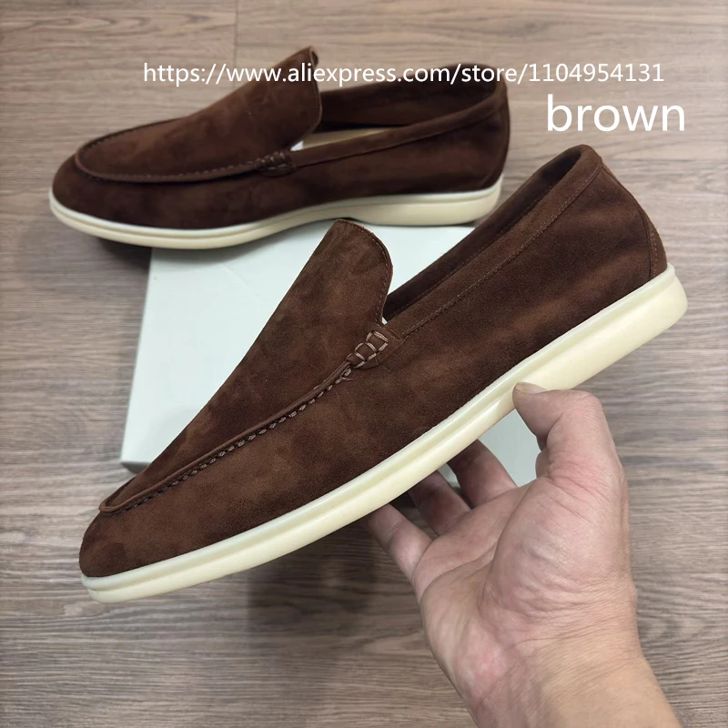 Коричневые мужские туфли для ходьбы и вождения, унисекс, из натуральной кожи, лоферы из овчины, замшевые, повседневные женские туфли на плоской подошве
Коричневые мужские туфли для ходьбы и вождения, унисекс, из натуральной кожи, лоферы из овчины, замшевые, повседневные женские туфли на плоской подошве