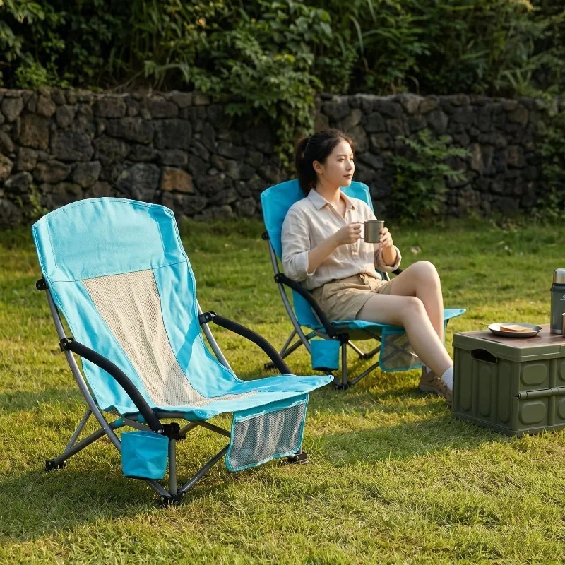 Folding Lounge Chair Side Pocket Cup Holder High Load-bearing Camping Chairs Anti-slip Wear-resistant Durable Camping Furnishing
Folding Lounge Chair Side Pocket Cup Holder High Load-bearing Camping Chairs Anti-slip Wear-resistant Durable Camping Furnishing