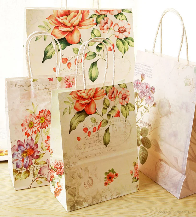 30pcs Rose Flower Gift Bag Lavender White Shopping Bag Packaging Packing Kraft Paper Gift Bags
30pcs Rose Flower Gift Bag Lavender White Shopping Bag Packaging Packing Kraft Paper Gift Bags