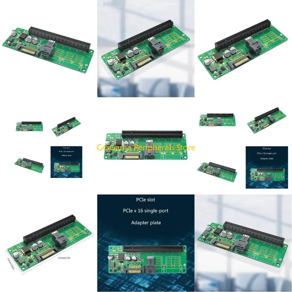 U55B LRFC6911N Single Port SFF-8643 to PCIe x16 Slot Adapters 15Pin Power Connector
U55B LRFC6911N Single Port SFF-8643 to PCIe x16 Slot Adapters 15Pin Power Connector